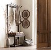 Perchero Industrial en Hierro y Madera 185x85x45 Cm