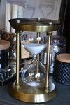 Reloj De Arena 30 Minutos C/base Metal Dorado 21.5x15 Cm - comprar online