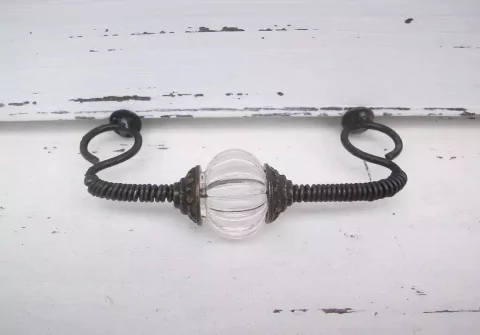 Tirador Manija Grande Para Mueble Esfera Transparente