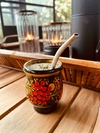 Mate Ruso Tilo Siberiano Pintado A Mano - comprar online