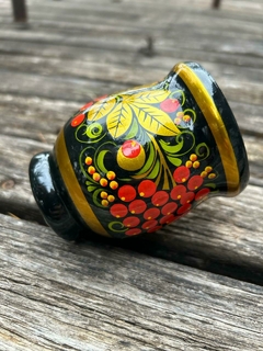 Mate Ruso Tilo Siberiano Pintado A Mano - luciano dutari