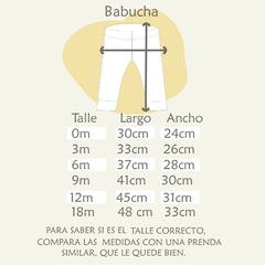 Babucha basica interlock en internet