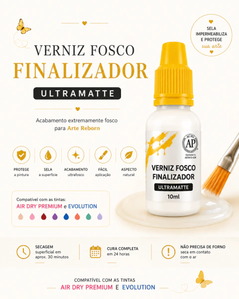 Verniz Fosco Finalizador (ULTRAMATTE) para acabamento