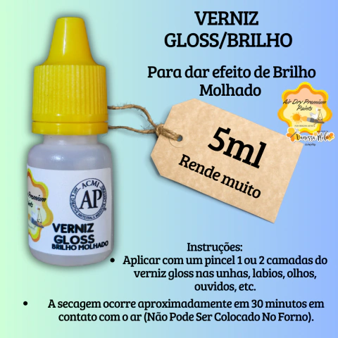 VERNIZ GLOSS/ BRILHO - 5ml