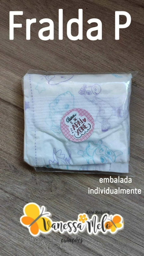FRALDA P - Embalada individualmente