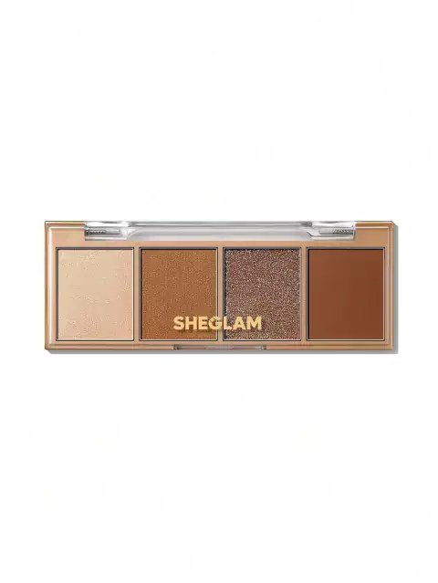 SHE GLAM - ESSENTIAL SQUARE EYESHADOW QUAD | VEIL