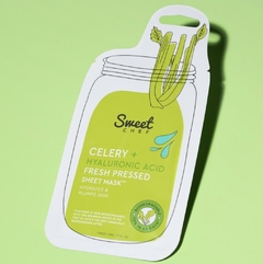 SWEET CHEF - CELERY + HIALURONIC ACID FRESH PRESSED SHEET MASK