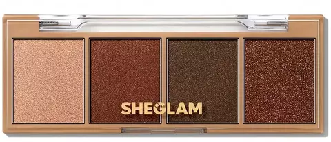 SHE GLAM - ESSENTIAL SQUARE EYESHADOW QUAD | SERENDIPITY