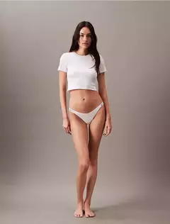 Panties Calvin Klein - Blanca Elástico Costado en internet