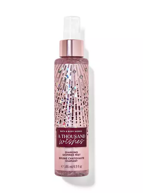Body Splash Bath & Body Works - A Thousand Wishes Diamond Shimmer -145 ml