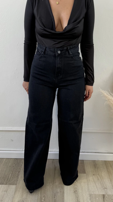 Jean wide leg B.TAZIAN - SEMI ELASTIZADO - comprar online