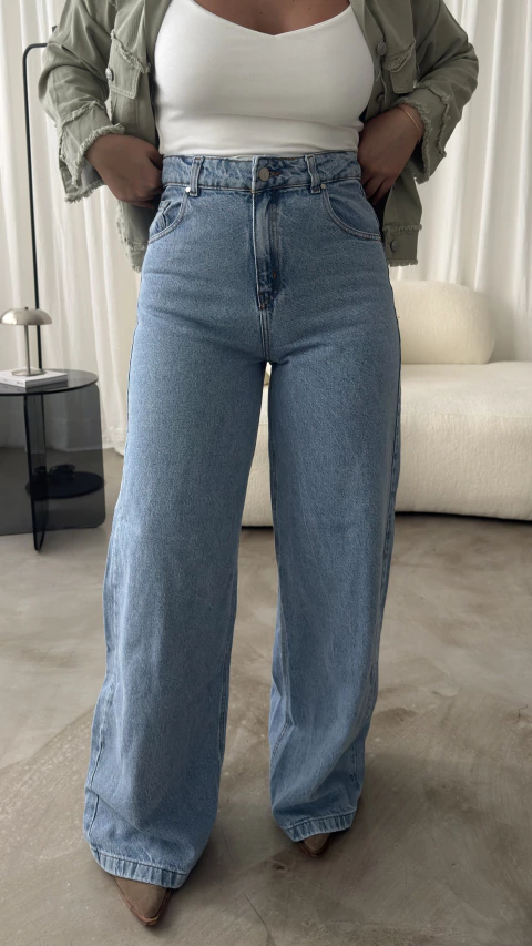 Jean Wide leg RAFELA - RIGIDO - comprar online