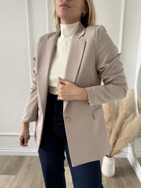 Blazer AINHOA Visón Claro - comprar online