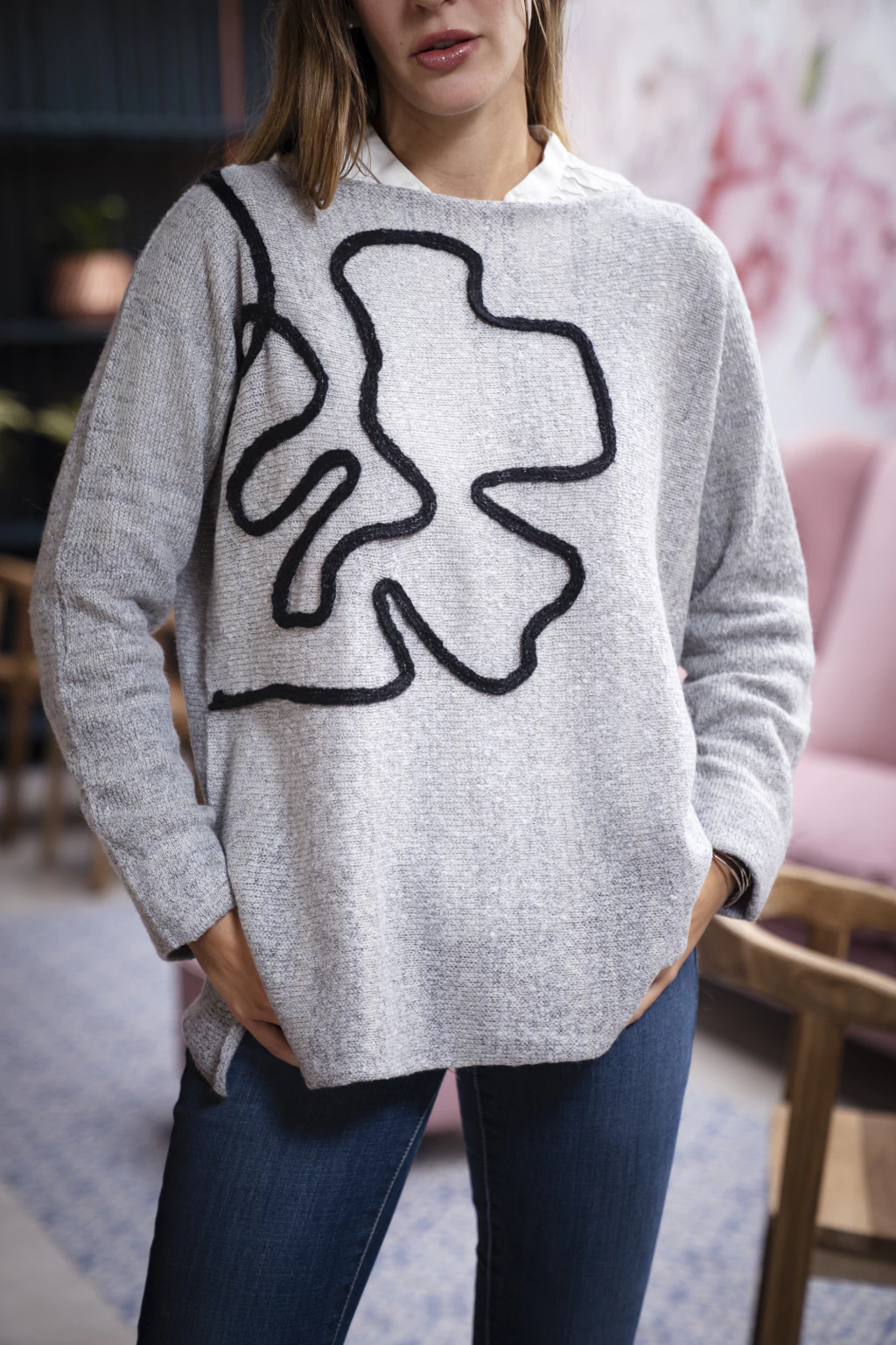 Sweater APLIQUES Línea