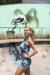 CROP TOP ROCK ESTAMPADO (14770) - Ivana Design