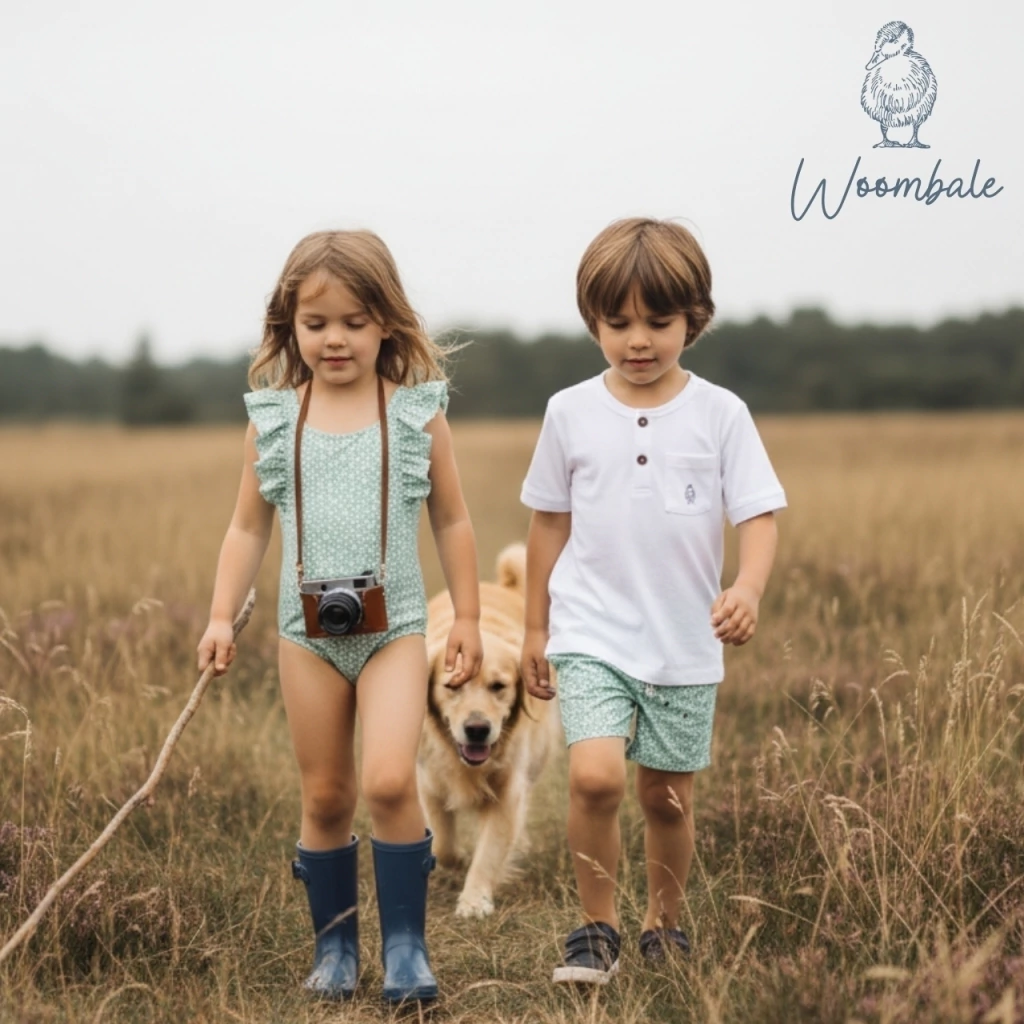 Traje de Baño Volados Woombale Dear Daisy Verde