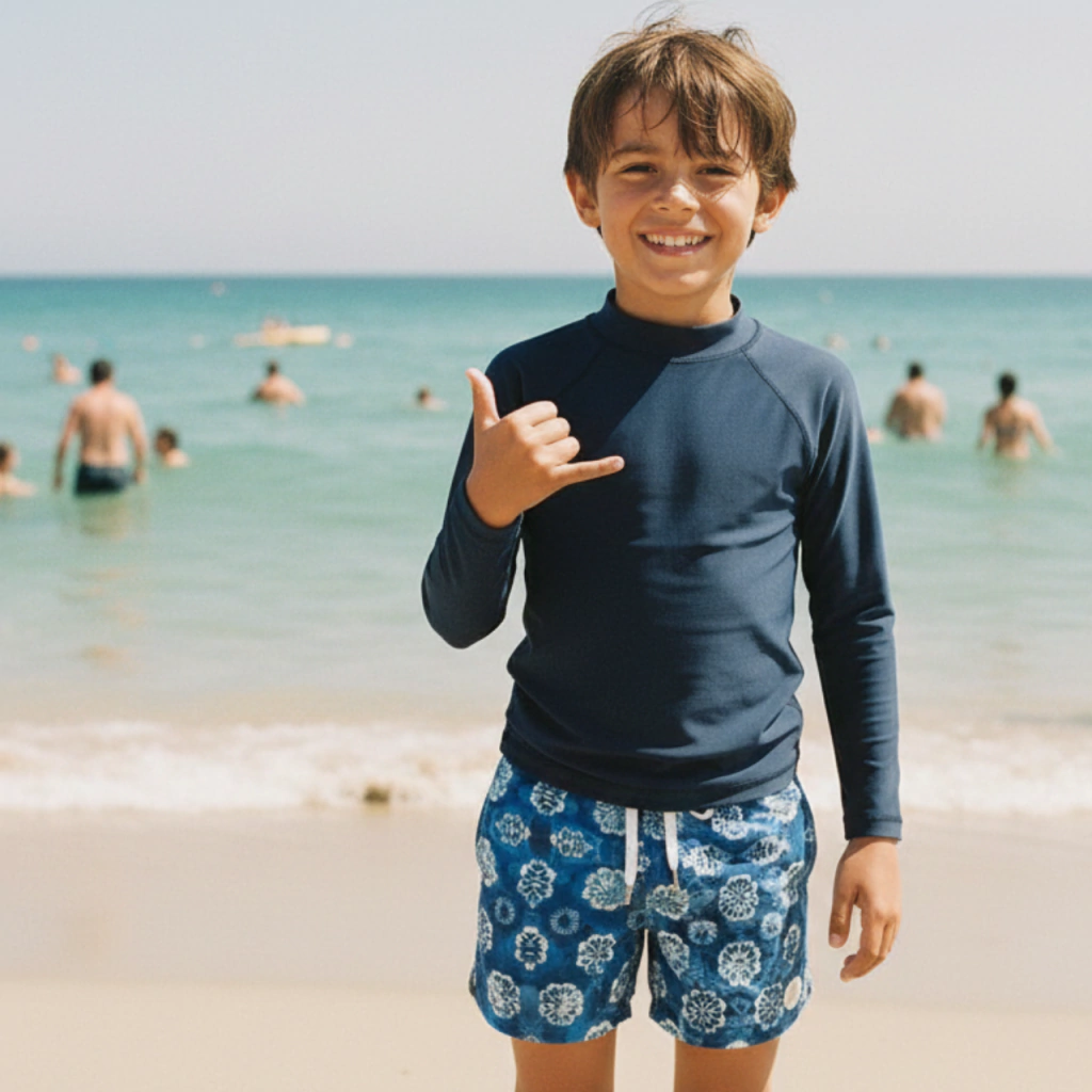 Short de Baño Surf Denim Blue