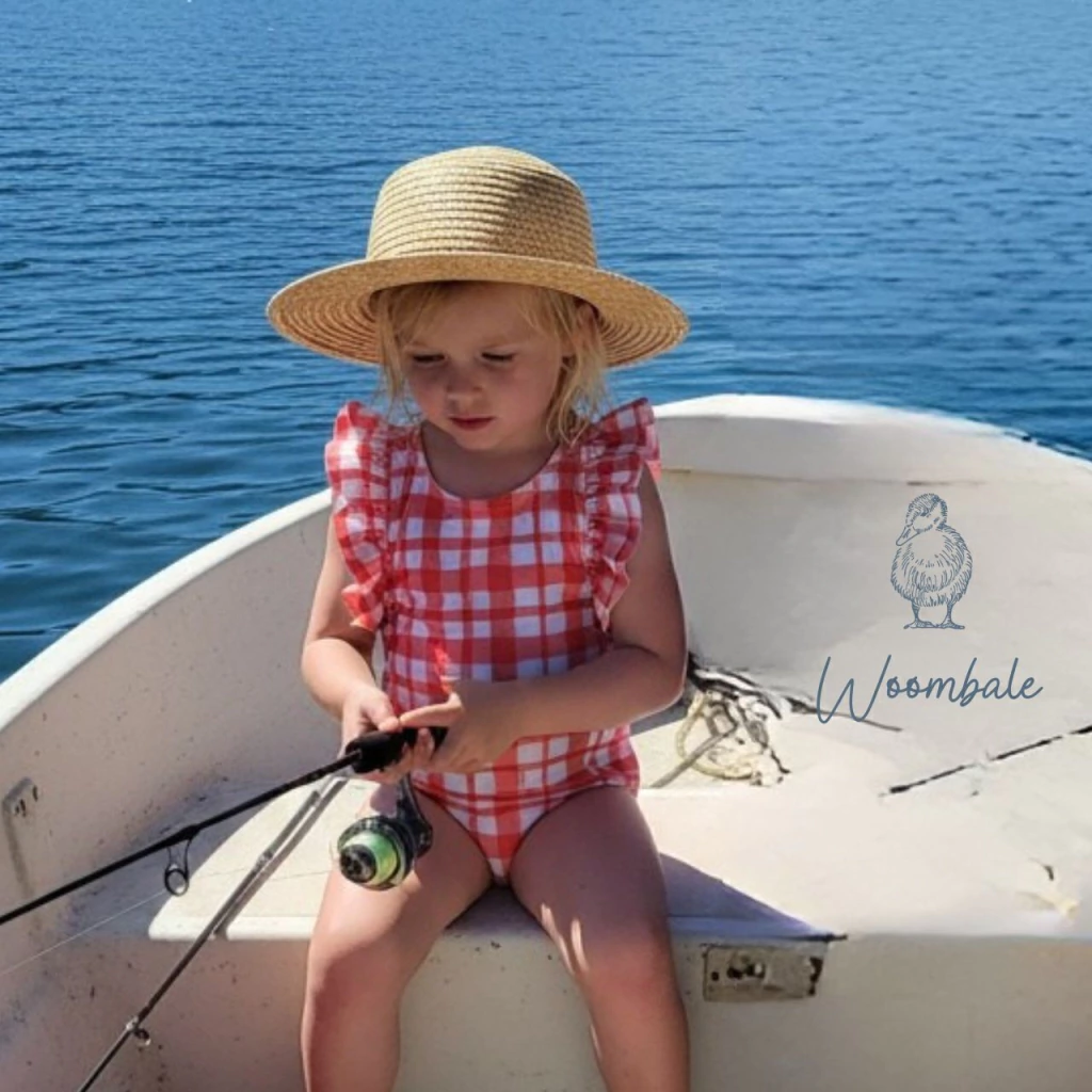 Traje de Baño Volados Woombale Navy