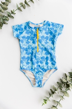 Traje de Baño Manga Corta con Cierre UV50+ MAUI