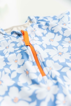Traje de Baño Manga Corta con Cierre UV50+ Summer Flowers en internet