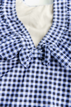Traje de Baño Volados Woombale Blue Vichy en internet