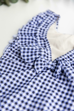 Imagen de Traje de Baño Volados Woombale Blue Vichy