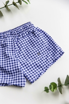 Short de Baño Blue Vichy - tienda online