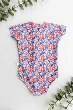 Traje de Baño Manga Corta con Cierre UV50+ Cangrejos - tienda online