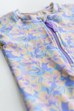 Traje de Baño Manga Corta con Cierre UV50+ Surf Vibes - Woombale