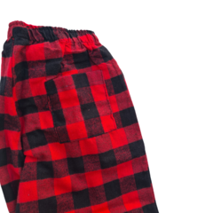 PANTALÓN PILÚ - ROJO Y NEGRO - Waikiki Babys