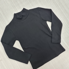 MEDIA POLERA DE ALGODÓN - NEGRA - comprar online