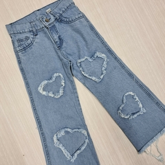 OXFORD DE JEAN CELESTE - HEARTS - DESFLECADO - comprar online