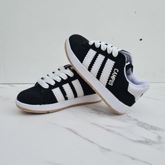 ZAPATILLAS C-MPUS GAMUZA NEGRA con BLANCO - comprar online