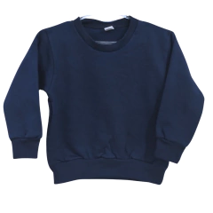 BUZO ESCOLAR FRIZADO AZUL