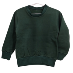 BUZO ESCOLAR FRIZADO VERDE