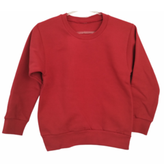 BUZO ESCOLAR FRIZADO ROJO