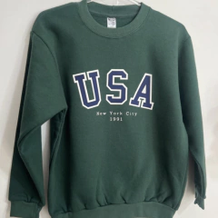 BUZO USA VERDE INGLES - comprar online