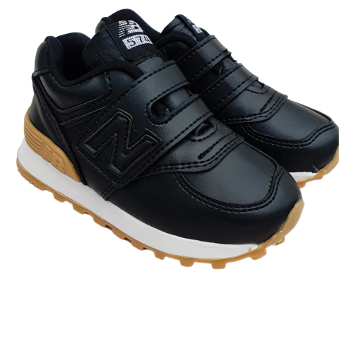 ZAPATILLAS NEW VELCRO NEGRAS