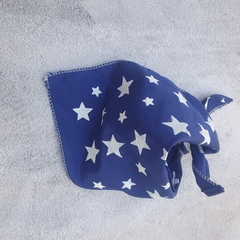 PAÑUELO BANDANA - ESTRELLAS AZUL FRANCIA en internet
