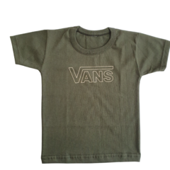 REMERA OLD VERDE OLIVO