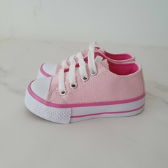 ZAPATILLAS BAJITAS LONA ROSAS - comprar online