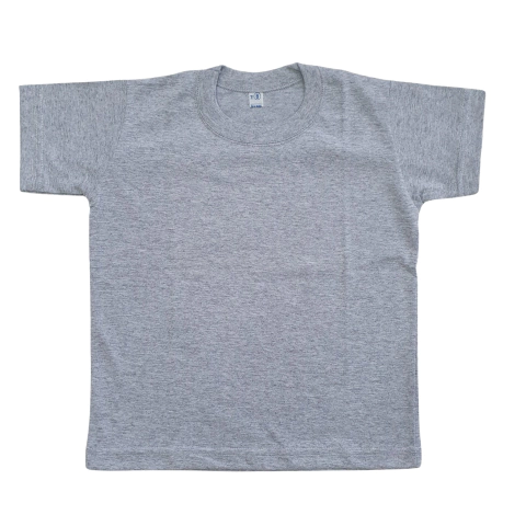 REMERA ESCOLAR GRIS