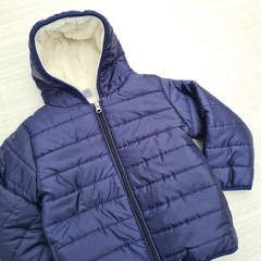Imagen de CAMPERA INFLABLE CON CORDERITO - AZÚL