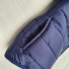 CAMPERA INFLABLE CON CORDERITO - AZÚL - comprar online