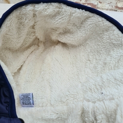 CAMPERA INFLABLE CON CORDERITO - AZÚL - tienda online
