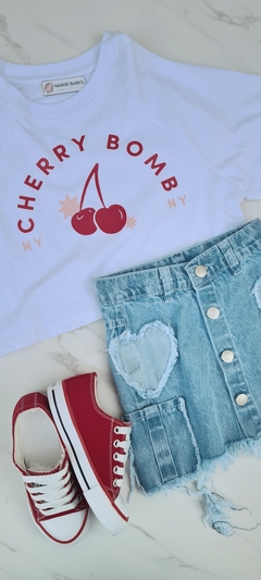 CROPTOP OVERSIZE CHERRY NY en internet