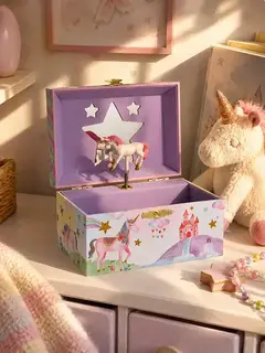 CAJA MUSICAL ALHAJERO UNICORNIO - SIMPLE - Waikiki Babys