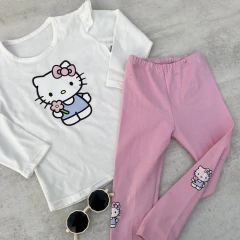 CONJUNTO LEGGINS KITTY ROSA - comprar online