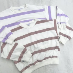 BUZO BROOKLYN RAYADO ROSA - tienda online