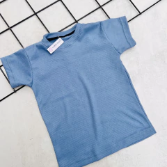 REMERA WAFFLE AZUL AERO en internet